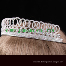 Mini-Metall-Tiara Strass Krone